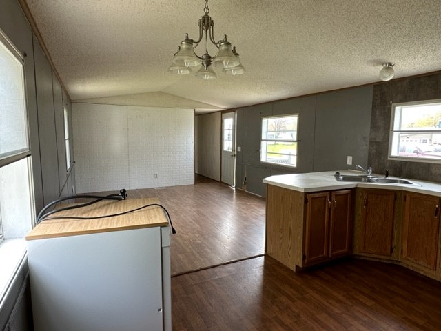 Mobile home on lot interior view